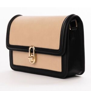 Elegant Black and Tan Women's Bag